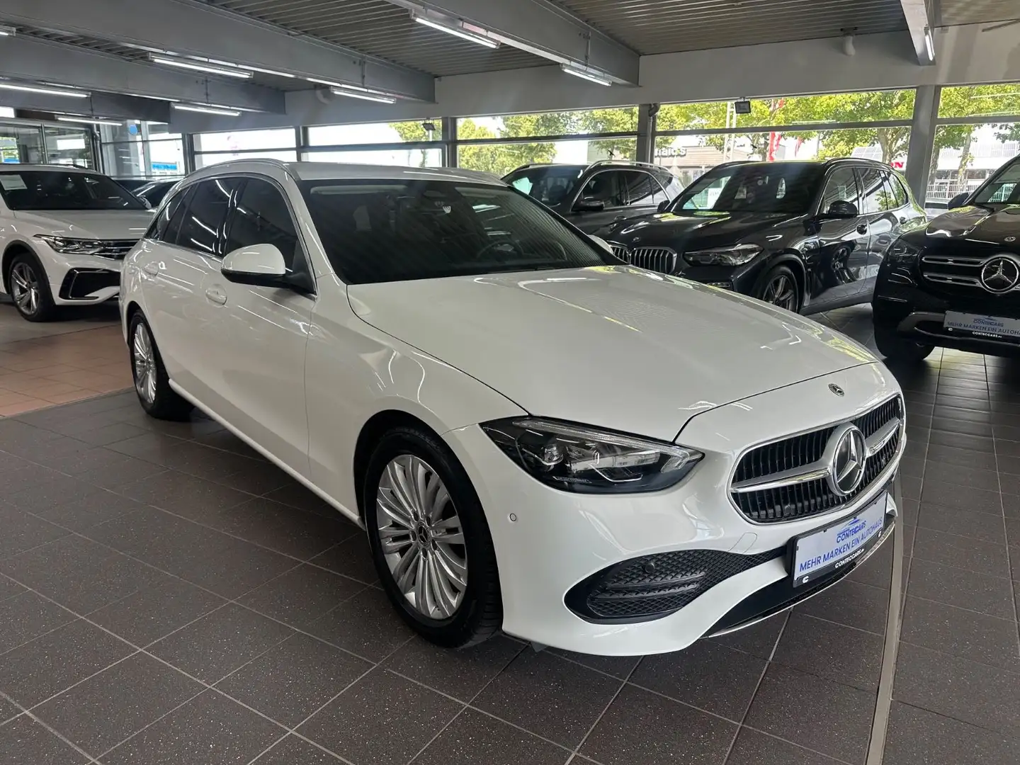 Mercedes-Benz C 220 d T 2x Avantgarde AHK+Advanced+Artico+Info Weiß - 2