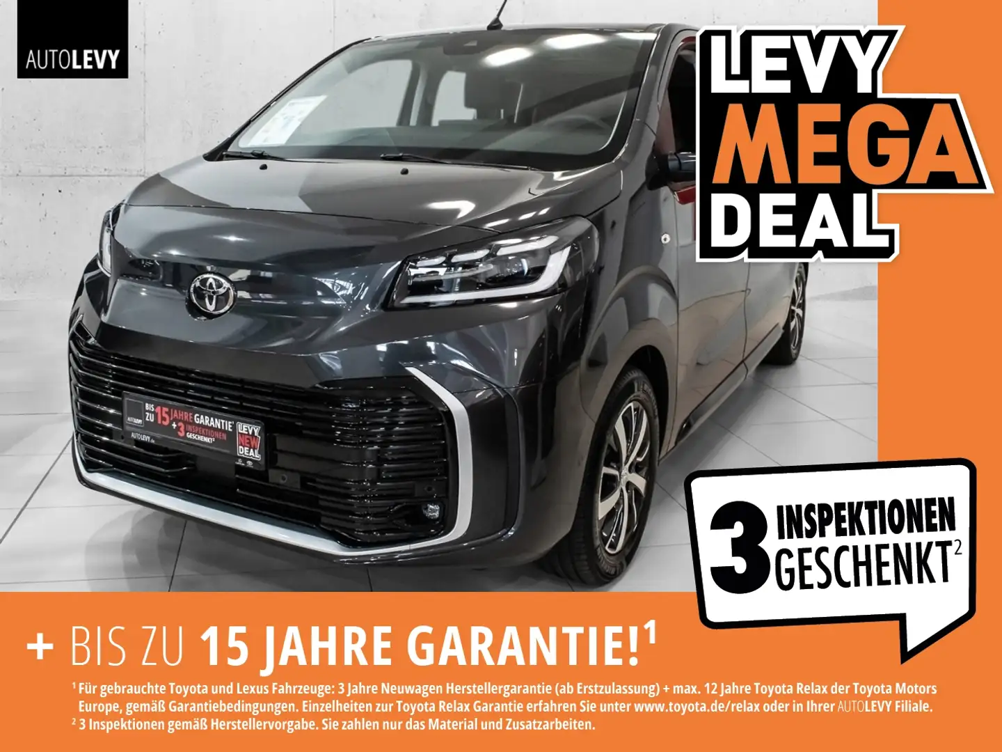 Toyota Proace Verso 2.0 L1 Lounge *LEDER*LED*6-SITZER Grijs - 1