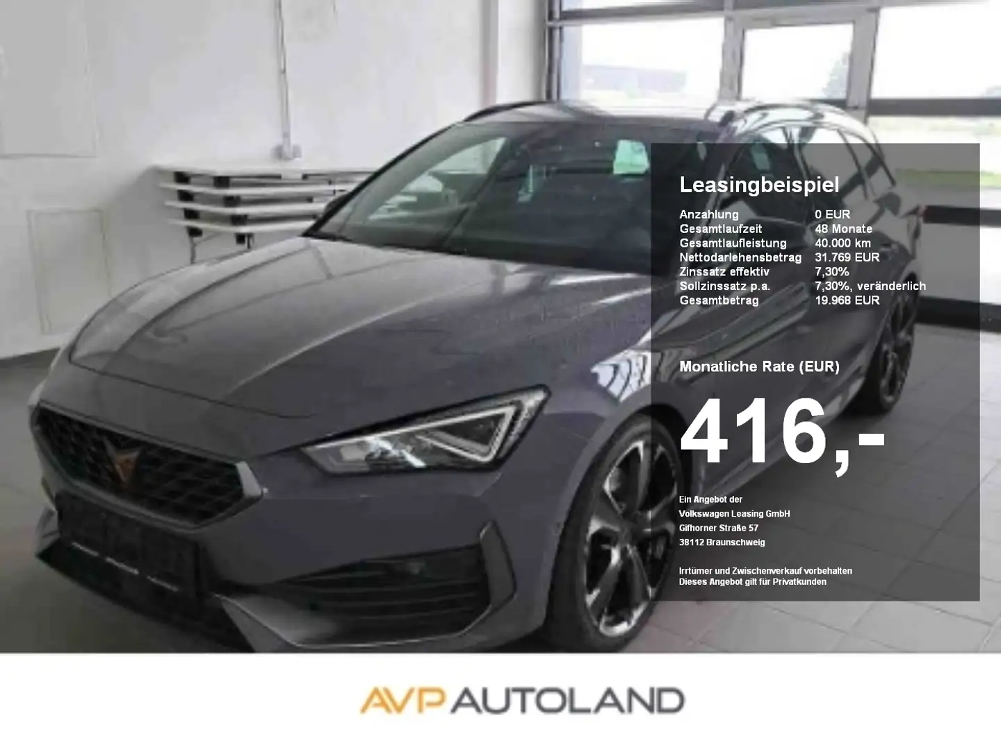 CUPRA Leon Sportstourer 2.0 TSI DSG 4Drive VZ | LED | Grau - 1