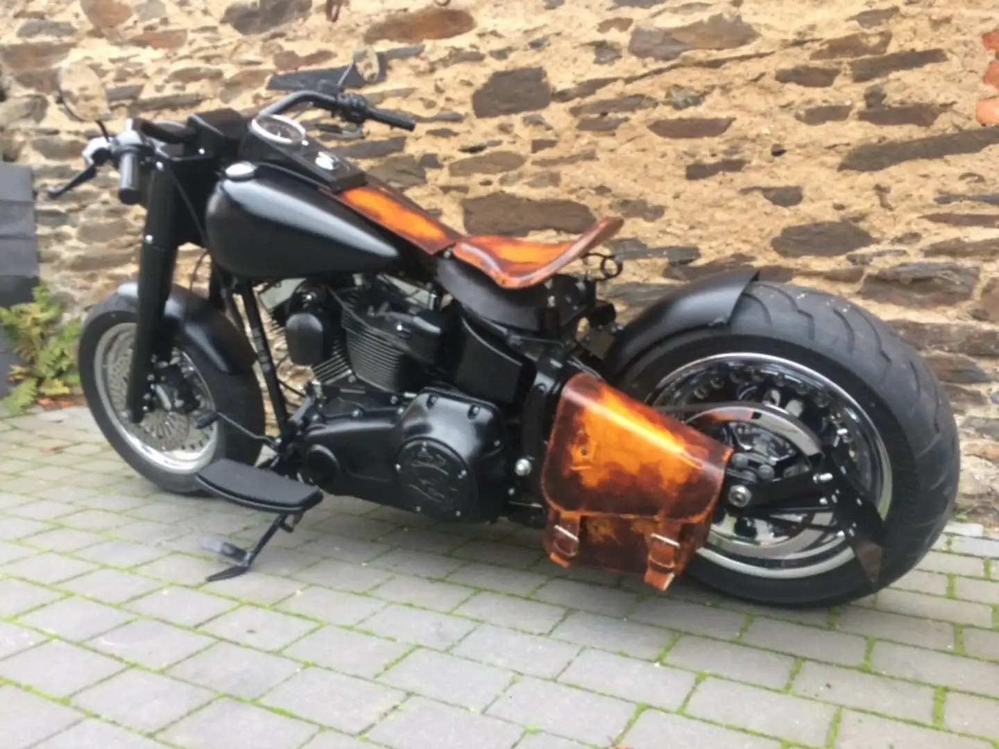 Harley-Davidson Softail Fat Boy FLSTF Černá - 1