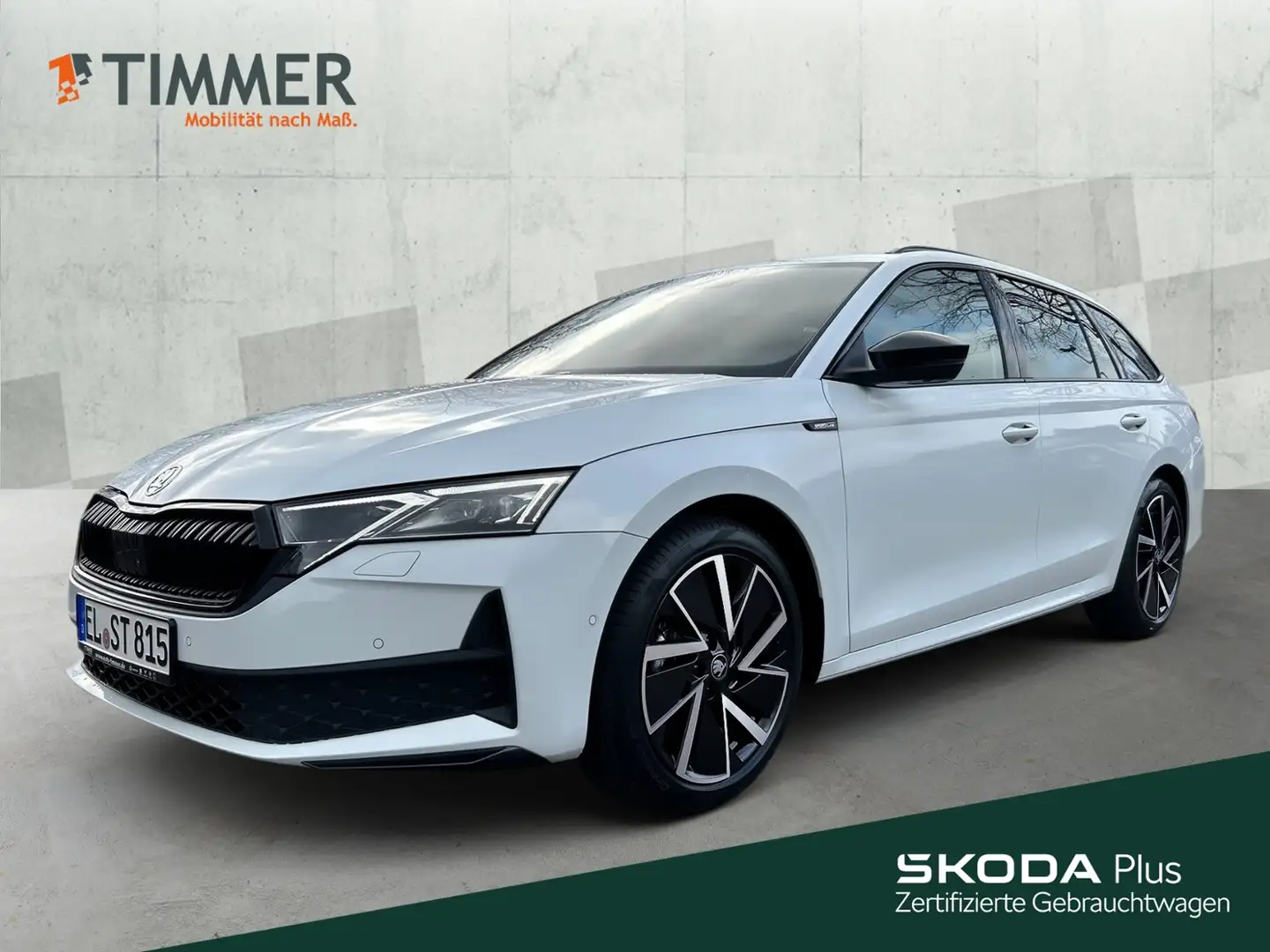 Skoda Octavia Combi 2.0 TDI DSG Sportline *CANTON*AHK*MATRIX* Weiß - 1
