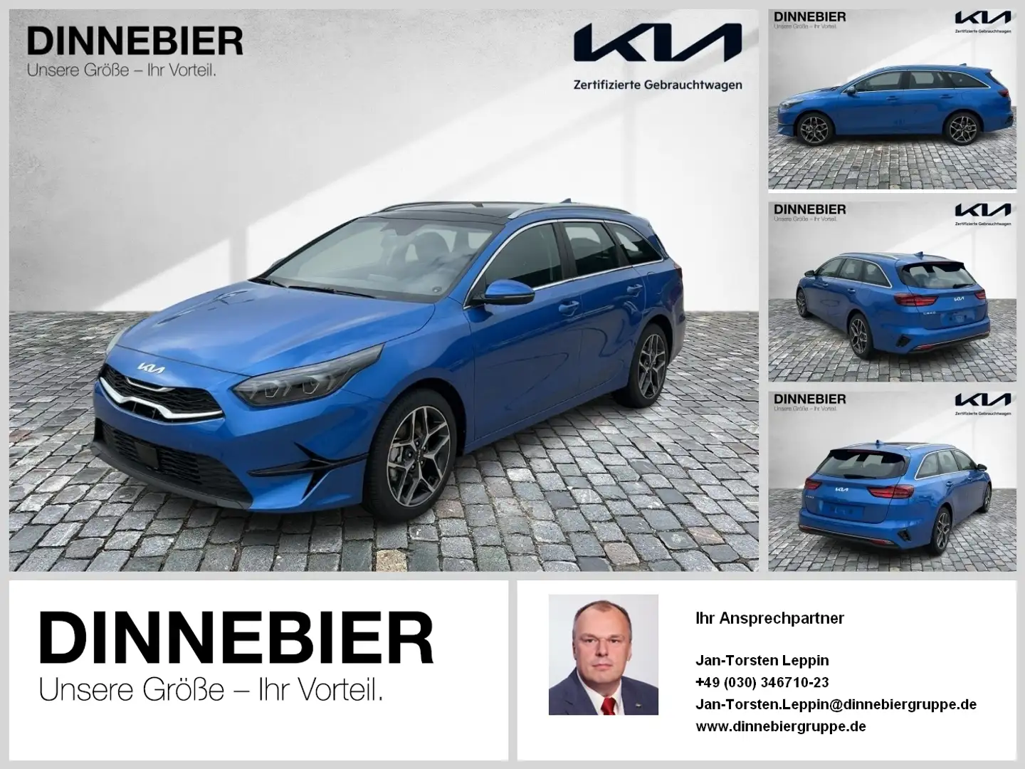 Kia Ceed SW / cee'd SW CEED Sportswagon Spirit LED+Glasdach+Kamera Bleu - 1