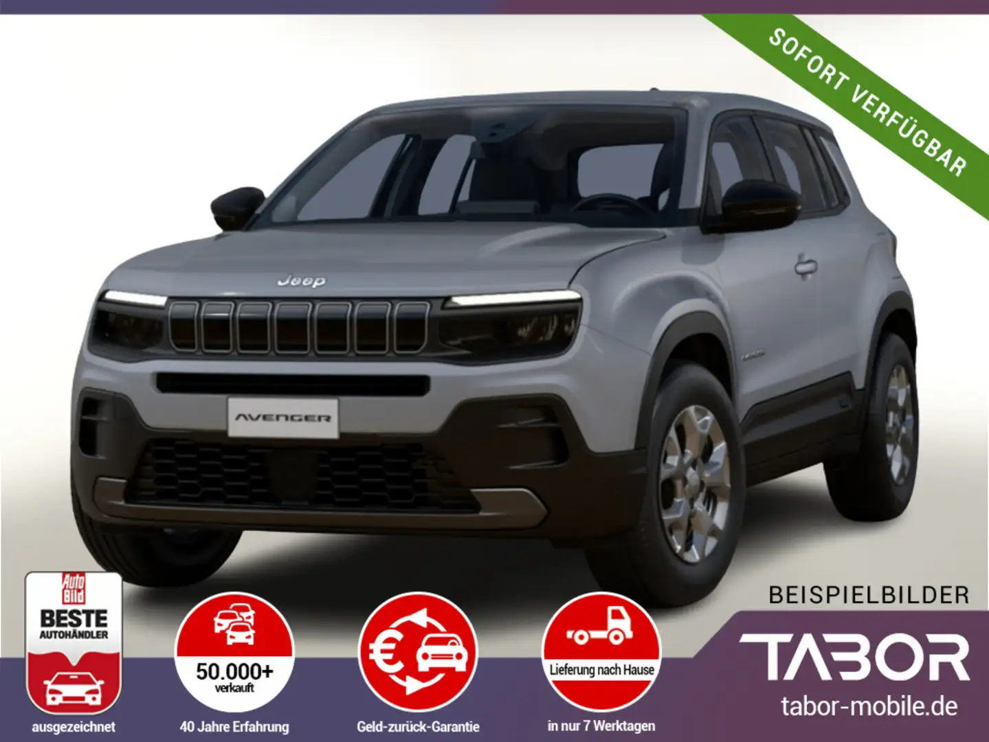 Jeep Avenger 1.2 MHEV 110 DTC Longitude SHZ LED PDC Grau - 1