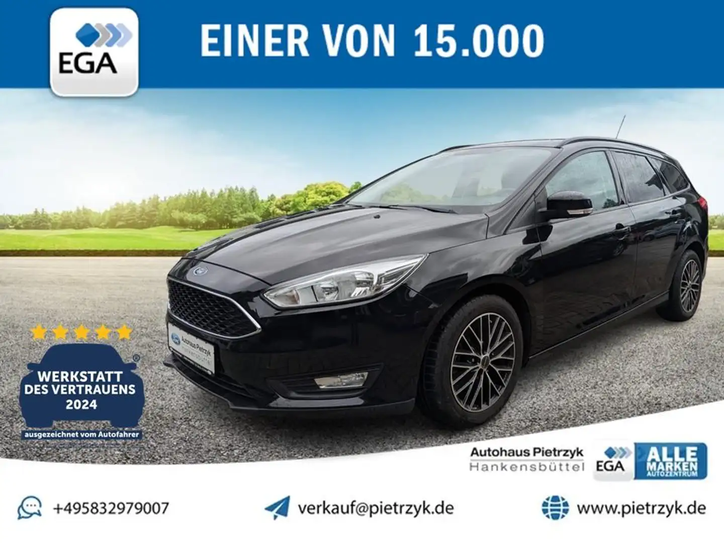 Ford Focus Business 1.0 EcoBoost Negro - 1