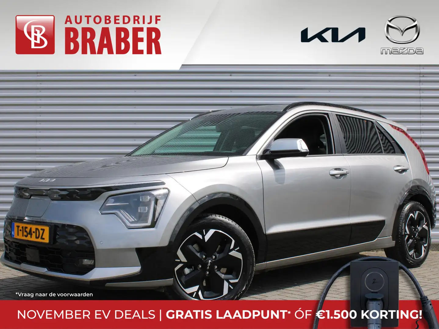 Kia e-Niro EV DynamicPlusLine 64.8 kWh | Airco | Navi | Camer Gris - 1