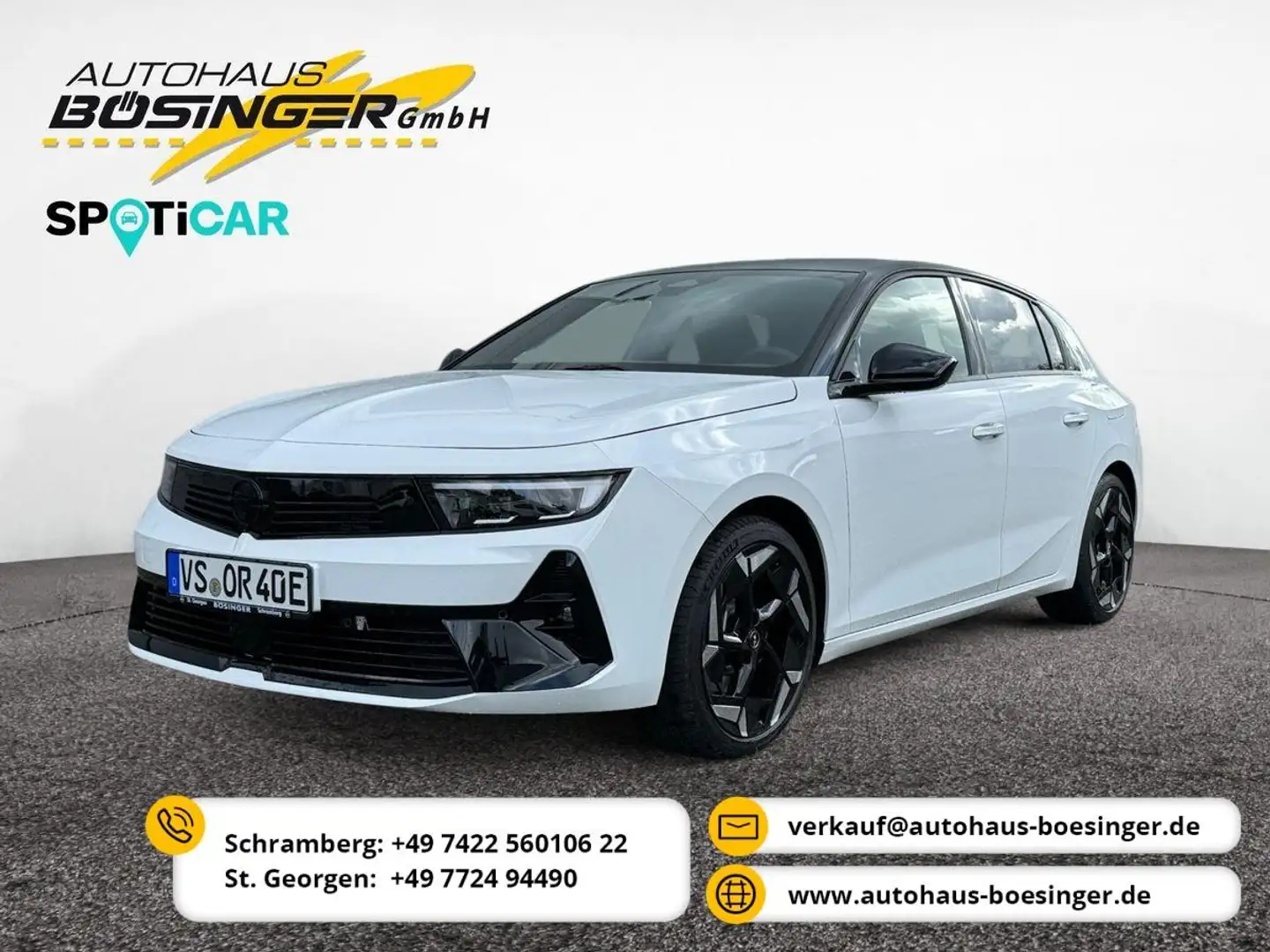 Opel Astra L Lim. GSe Hybrid 225PS Systemleistung Weiß - 1