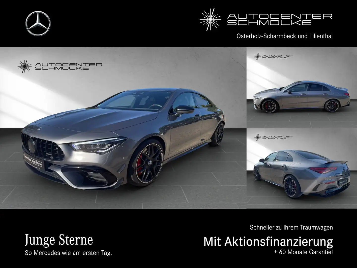 Mercedes-Benz CLA 45 AMG Mercedes-AMG CLA 45 S 4M+ PANO*HEAD-UP*360°etc. Grau - 1