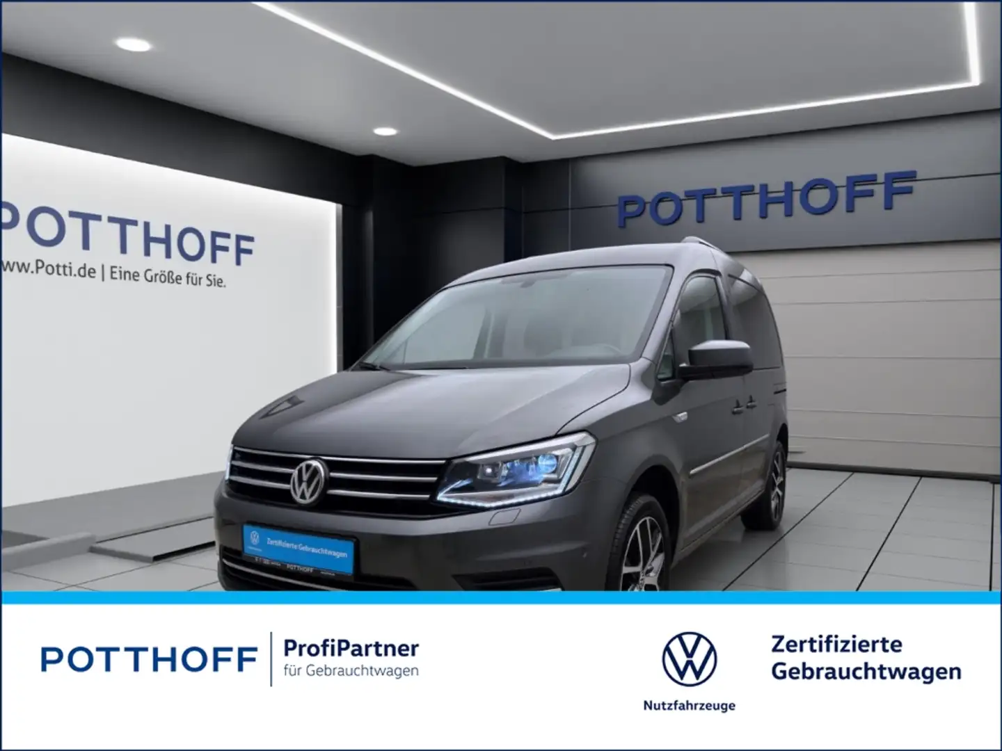 Volkswagen Caddy 1.4 TSI HIGHLINE KLIMA ACC NAVI Grau - 1