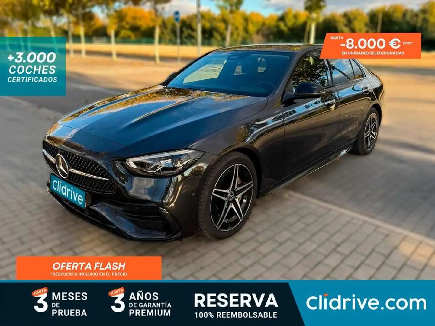 Mercedes-Benz C 220 d Gris - 1