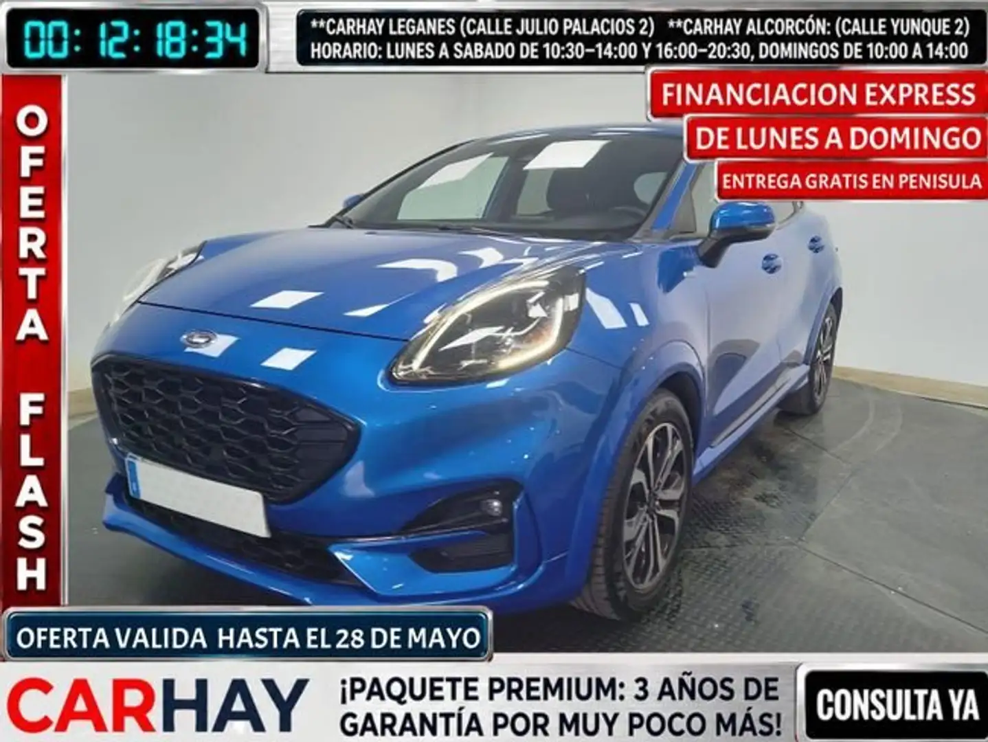 Ford Puma ST LINE 5D 1.0T 125CV MHEV M6 FWD Azul - 1