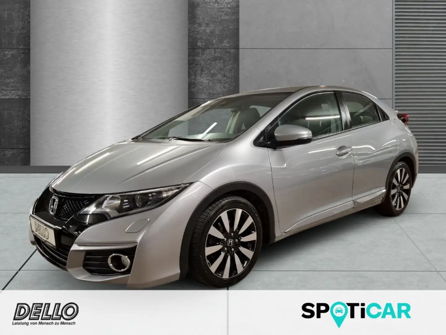 Honda Civic Elegance 1.8 Sport Navi Rückfahrkamera 2-Z-Klimaau Silber - 1