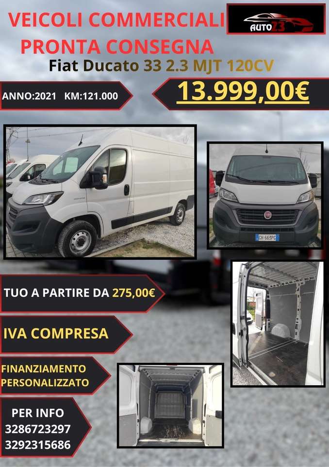 Fiat Ducato Fiat Ducato 33 2.3MJT 120CV Cargo + Iva22%