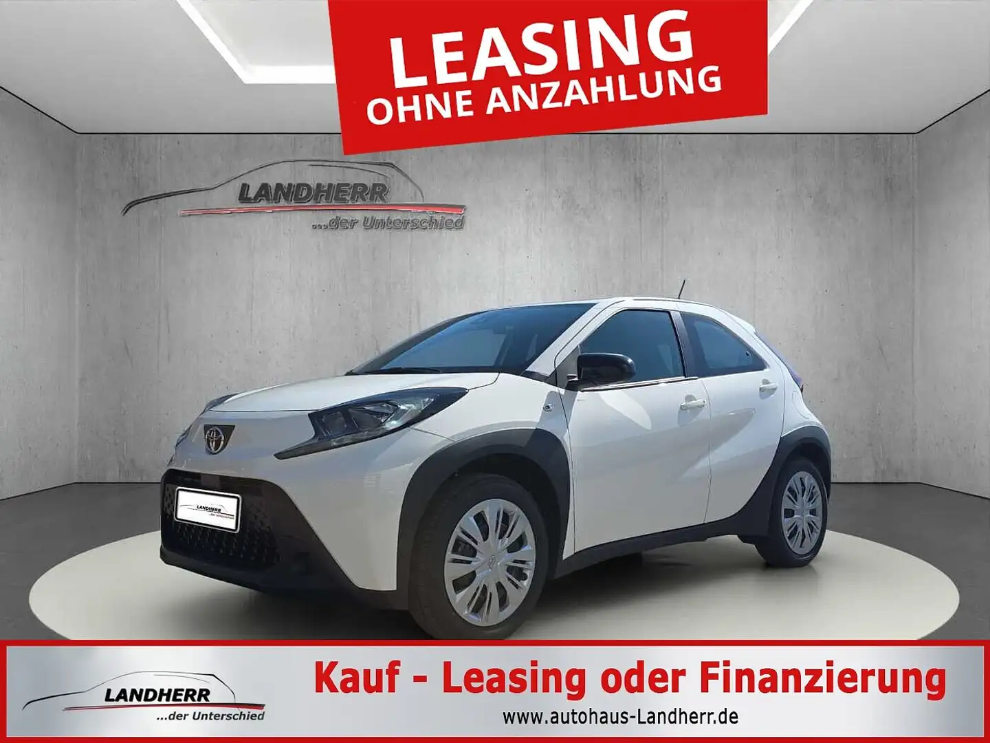 Toyota Aygo X 1.0 Active //Rückfahrkamera/Verkehrszeichenerkennu Weiß - 1