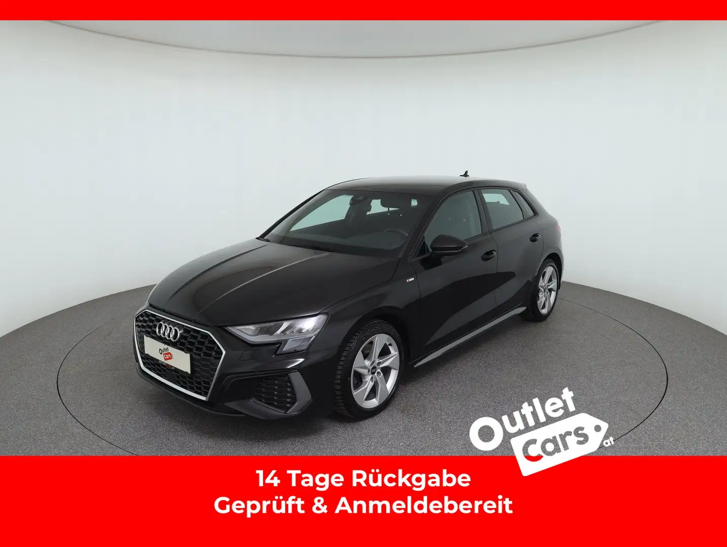 Audi A3 SB 30 TFSI S-Line LED+NAVI+DIGITAL-TACHO Schwarz - 1