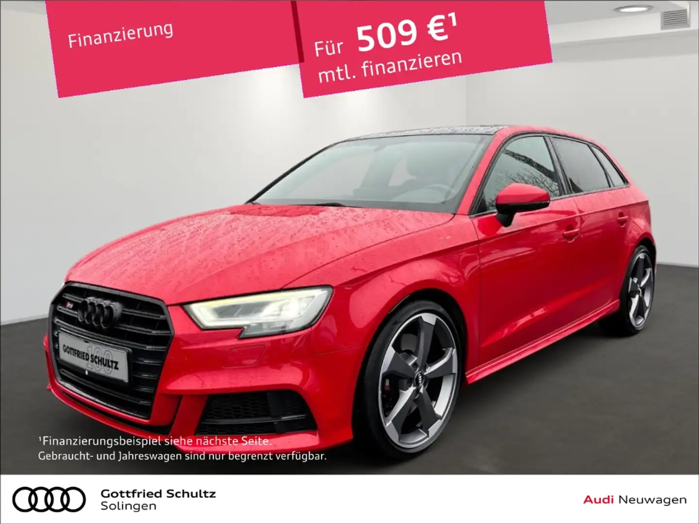 Audi S3 Sportback 2.0 TFSI quattro S-tronic Navi LED P Rot - 1