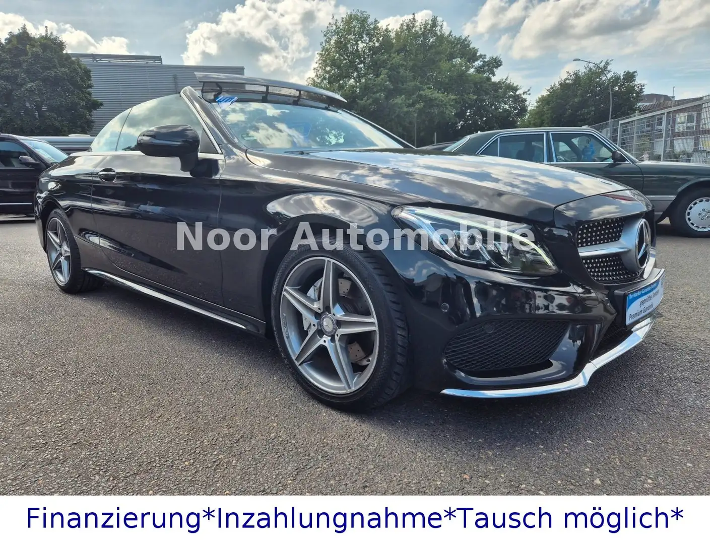 Mercedes-Benz C 200 AMG Line Cabrio+360°Kamera+Memory-Funktion Schwarz - 2