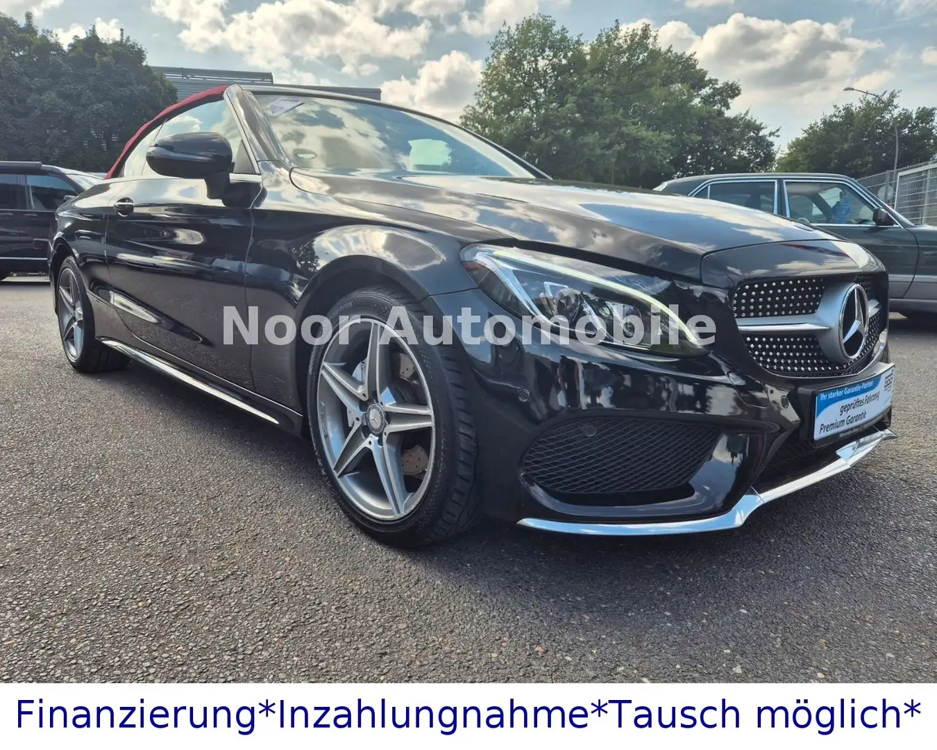 Mercedes-Benz C 200 AMG Line Cabrio+360°Kamera+Memory-Funktion Schwarz - 1
