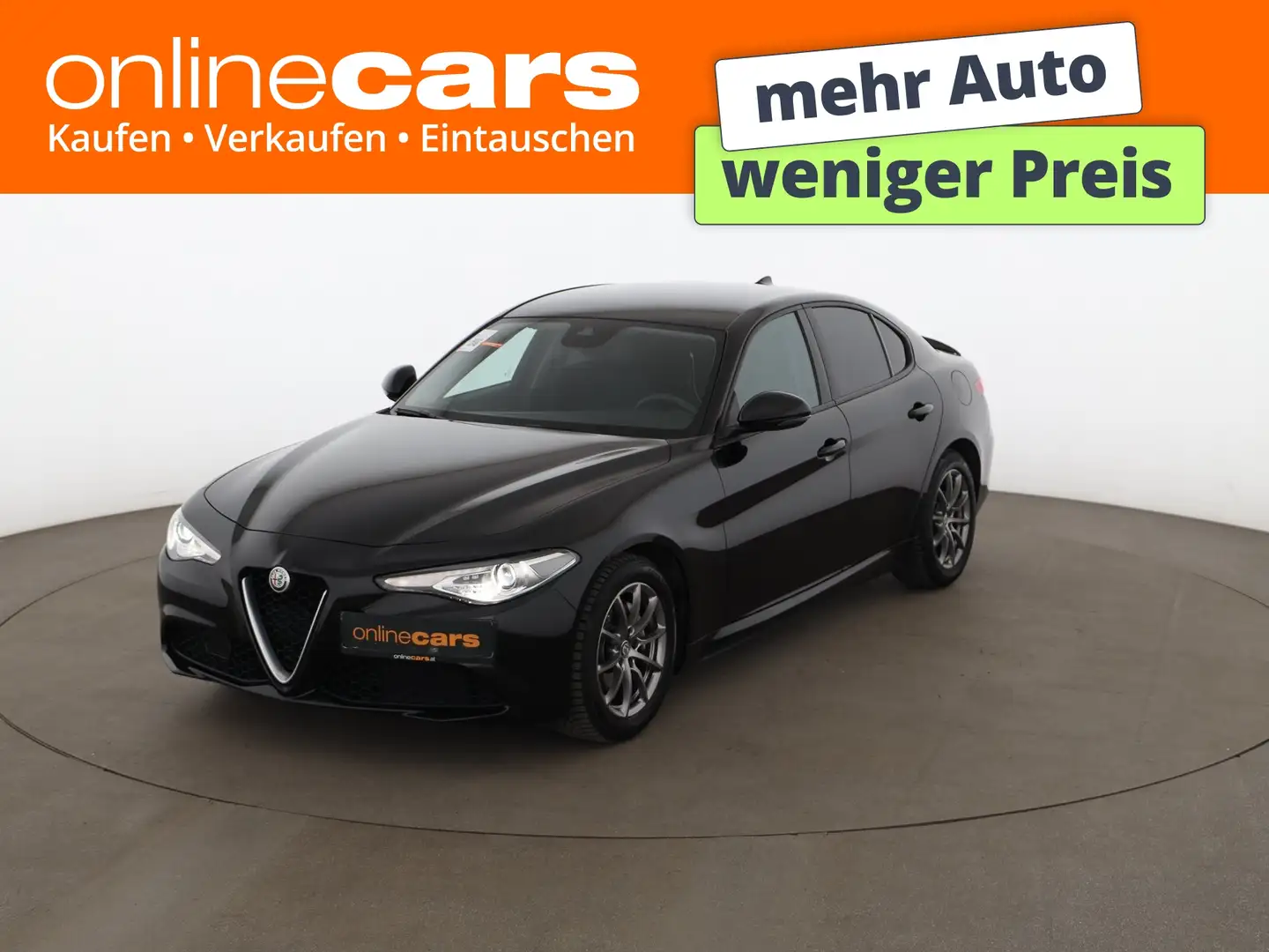 Alfa Romeo Giulia 2.2 JTDM LED LEDER MEMORY NAVI SITZHZG Schwarz - 1