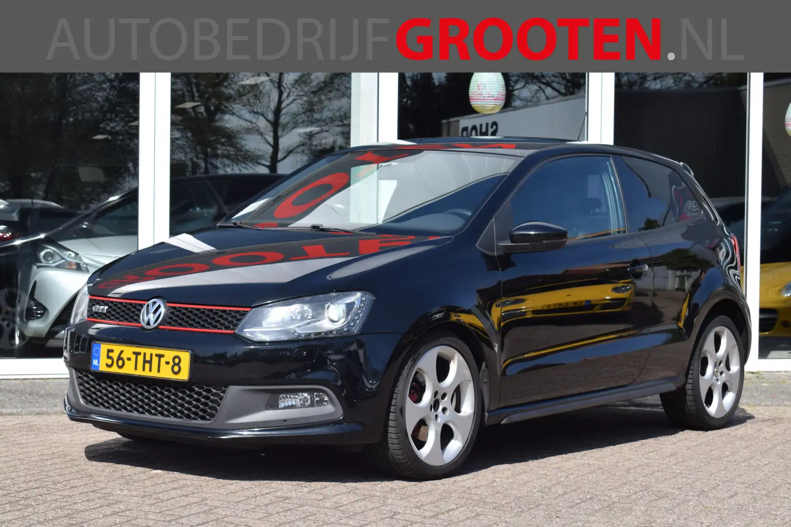 Volkswagen Polo GTI 1.4 TSI GTI//Cruise//Navi//Trekhaak!! Zwart - 1