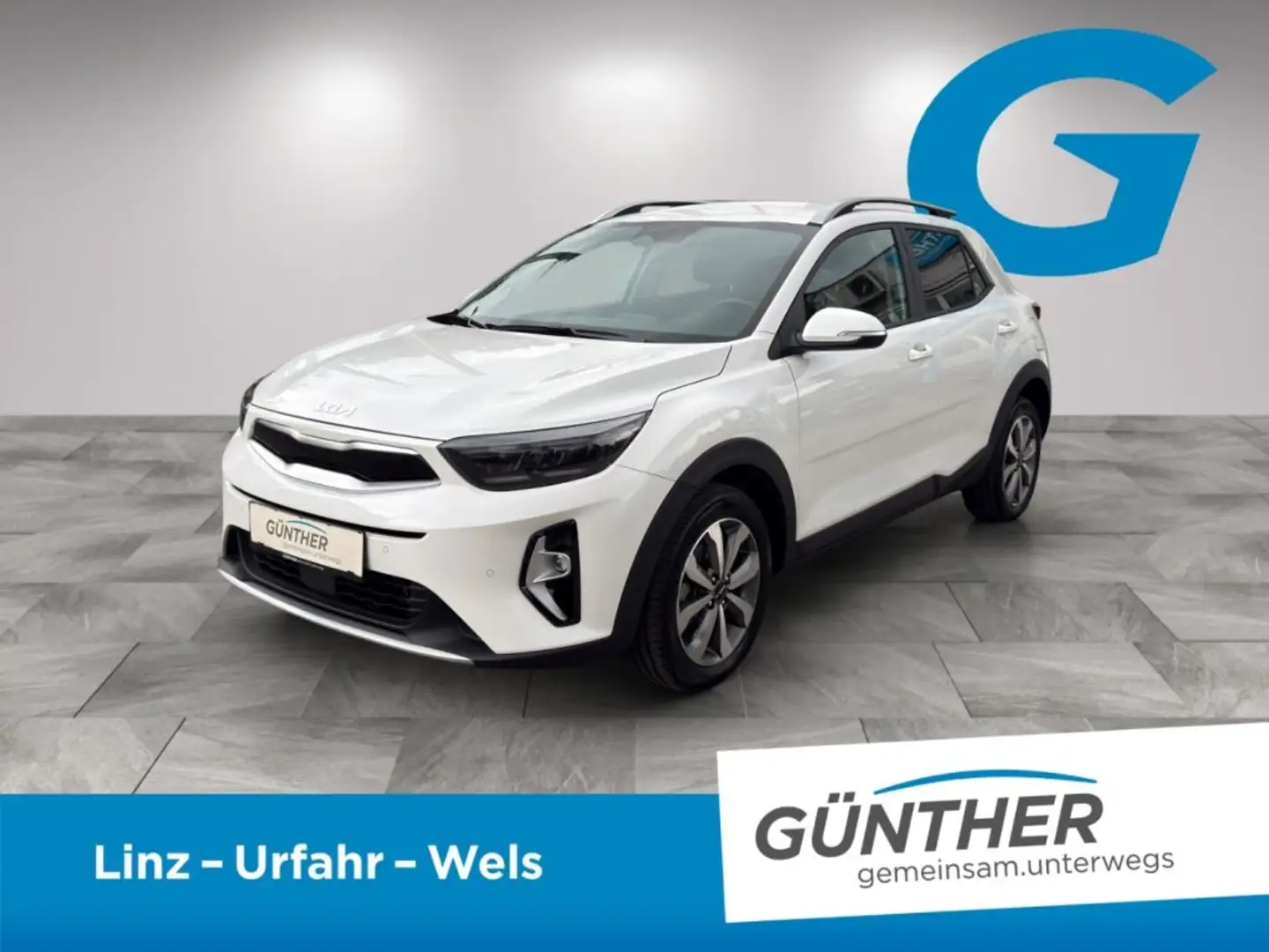 Kia Stonic GOLD UVO 1.0 TGDI DCT7 100 Weiß - 1