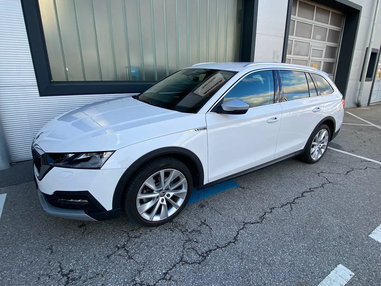 Skoda Octavia Scout 4x4 AHV,LED-Matrix,ACC,Head-Up,Navi,R-Kamera Weiß - 1