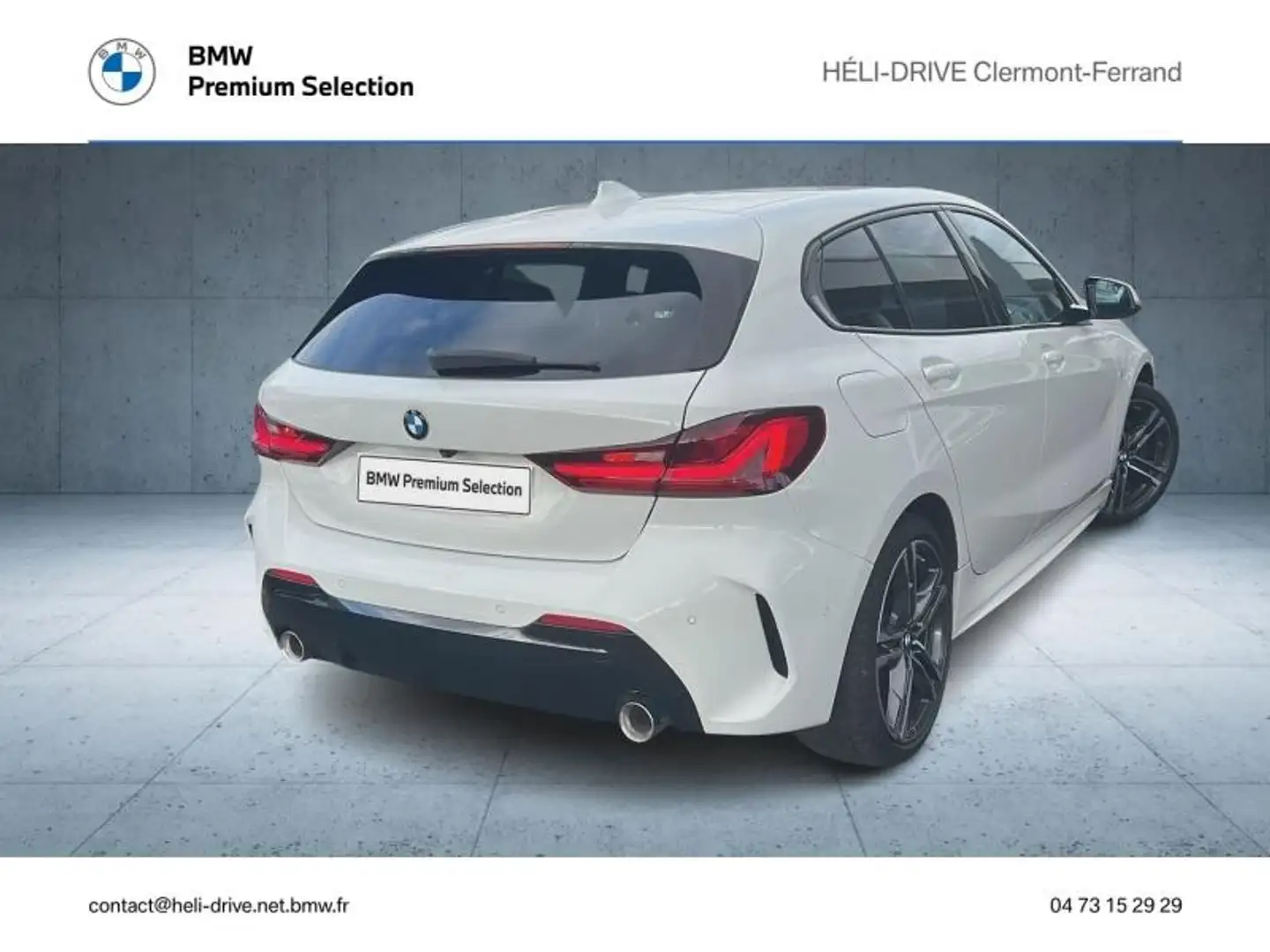 BMW 118 118d 150ch M Sport 8cv Blanc - 2
