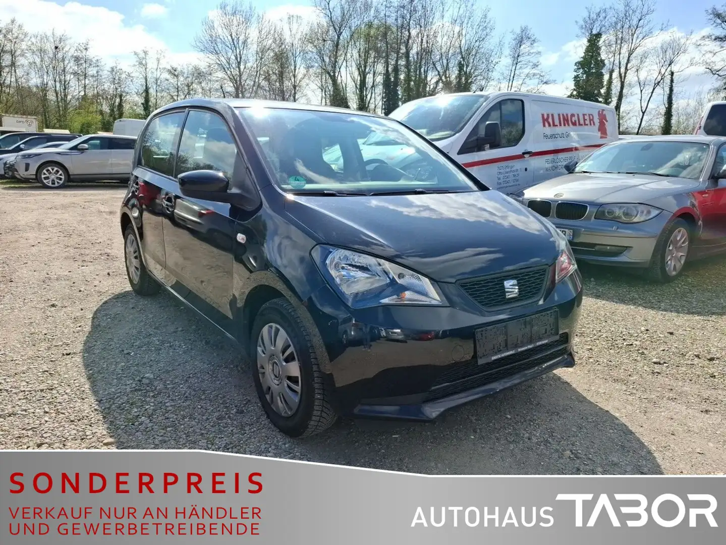 SEAT Mii 1.0 Chic SHZ PDC GRA Klima Negro - 2