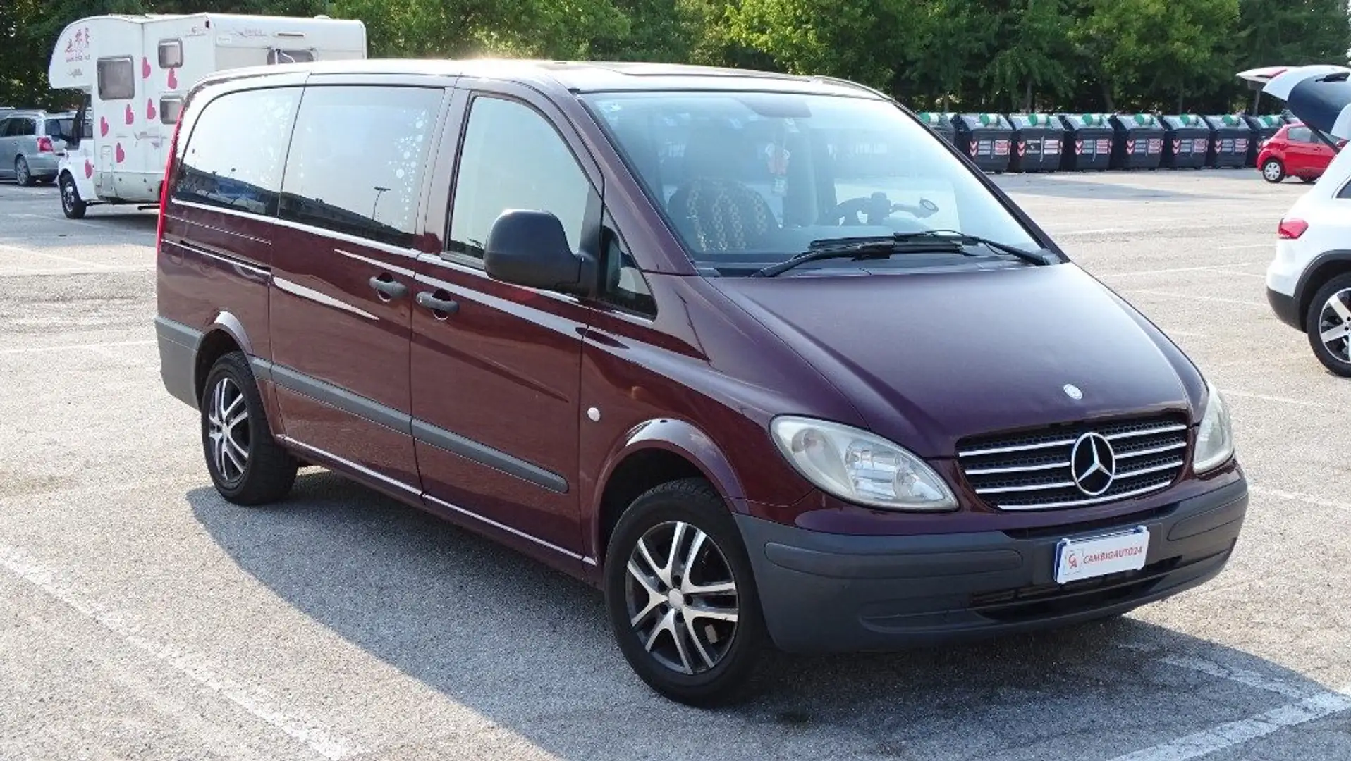 Mercedes-Benz Vito 2.2 111 CDI PL-SL Mixto Vtr. Exlong, Gancio Traino Rouge - 2