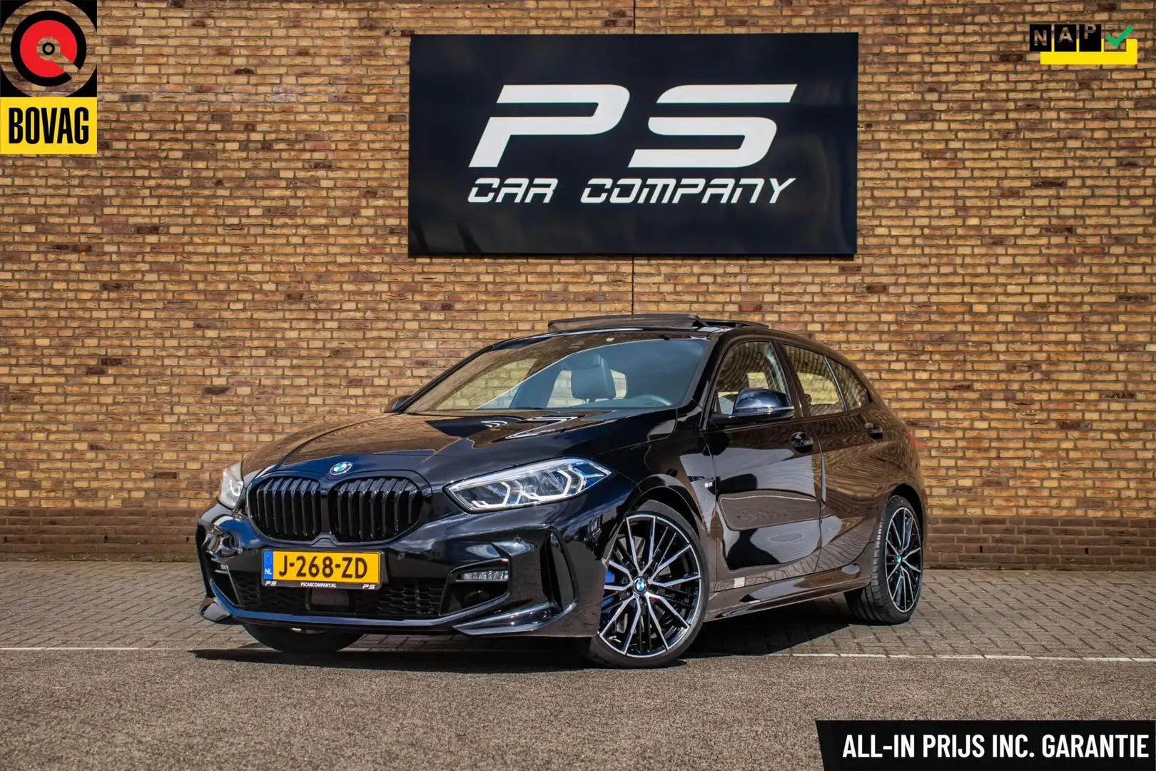 BMW 118 1-serie 118i EDE M Sport, NAP, Leder, Pano, Ambien Noir - 1