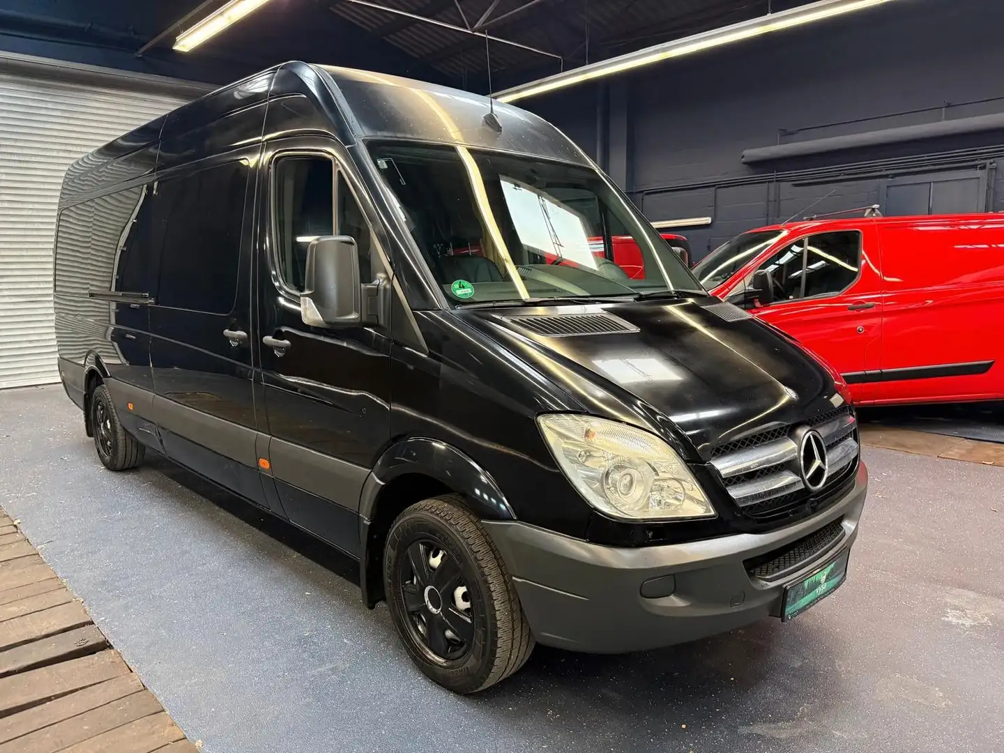 Mercedes-Benz Sprinter 315 Reisebus Dach-Klima STHZ AHK R-CAM Schwarz - 2
