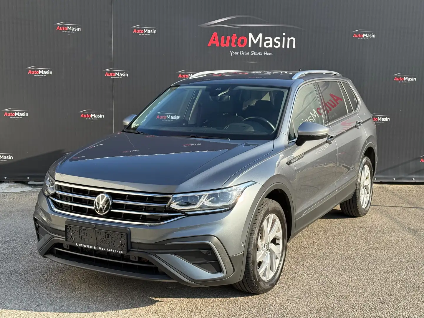 Volkswagen Tiguan Allspace Life 4Motion ERSTBESITZ SERVICEHEFT Gris - 1