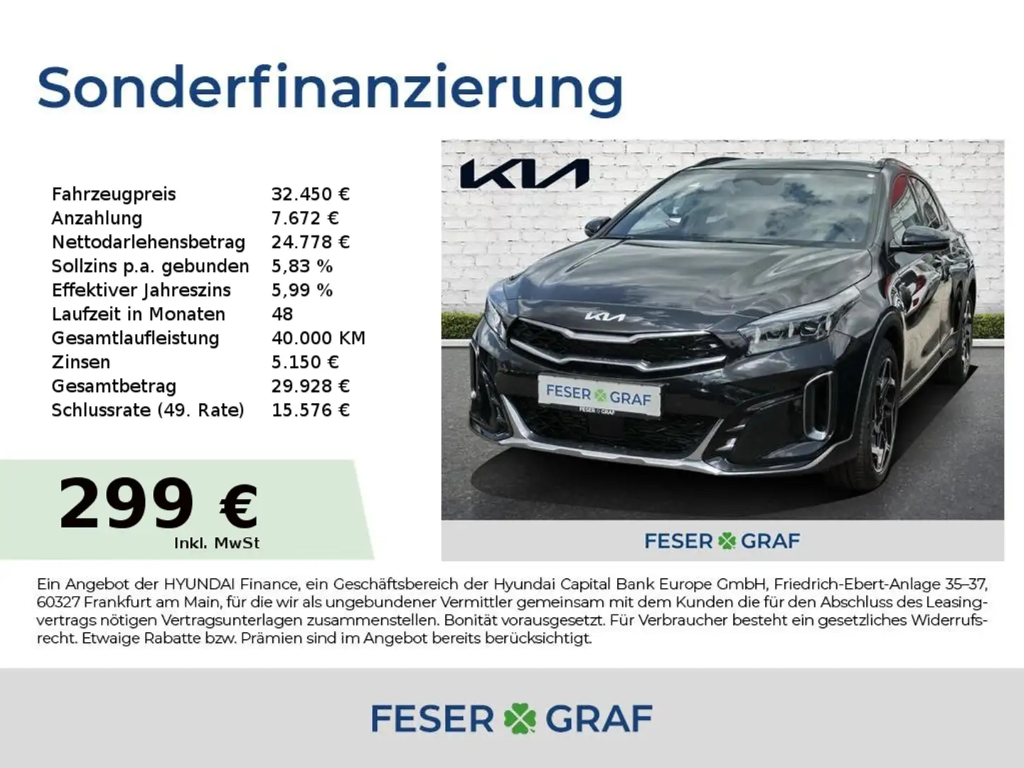 Kia XCeed 1.6T 180 DCT GT Line GLASDACH Nero - 1