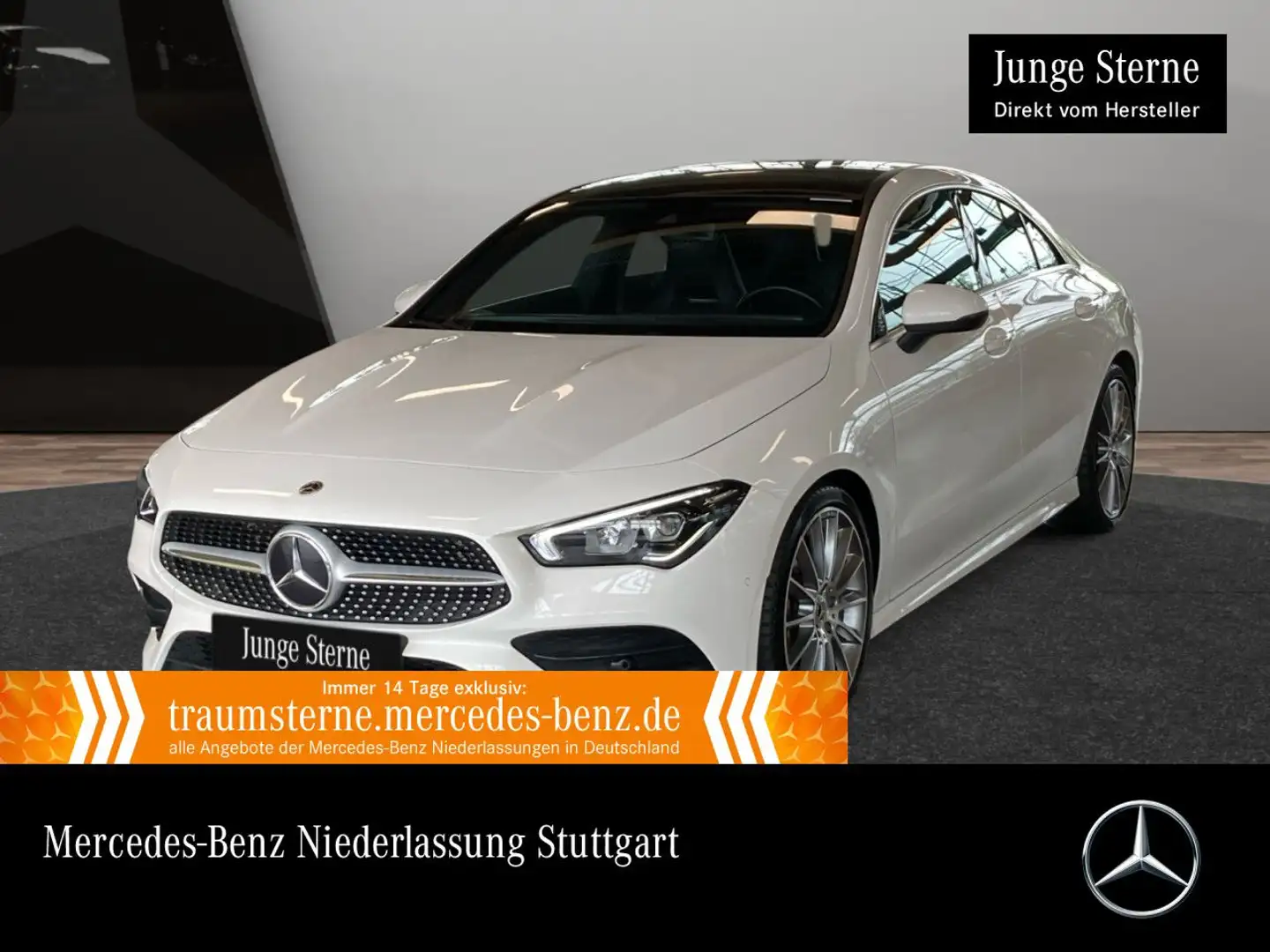 Mercedes-Benz CLA 200 AMG+PANO+AHK+LED+19"+7G Wit - 1