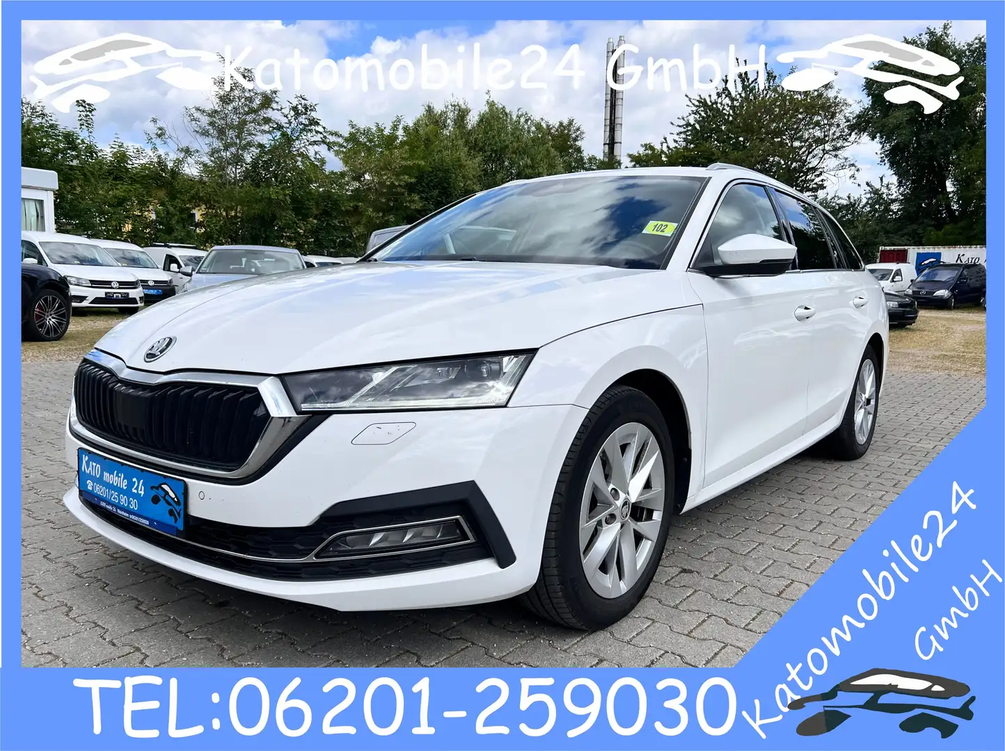 Skoda Octavia Ambition Combi 1.5 TGI DSG CNG Erdgas Navi LED ... Weiß - 1