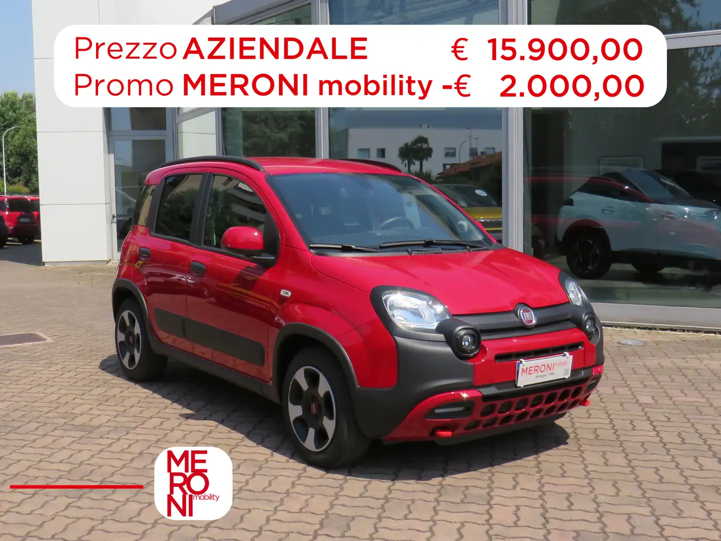 Fiat Panda 1.0 FireFly S&S Hybrid CROSS 5 Posti Rood - 1