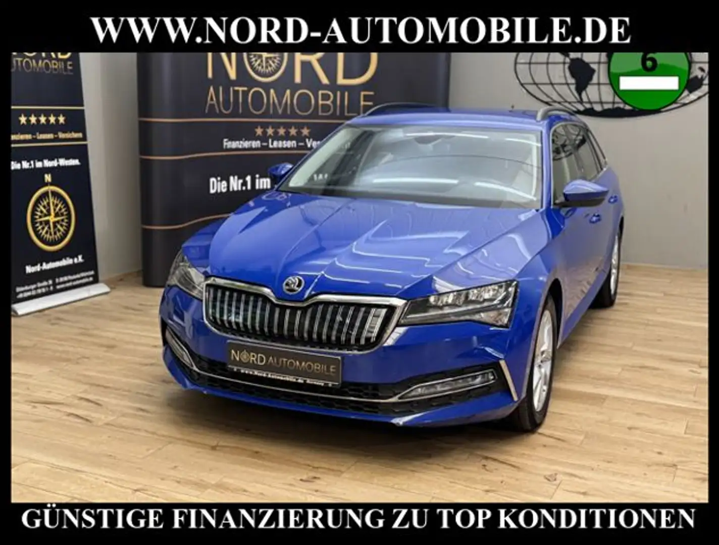 Skoda Superb Combi Ambition iV Plugin Hybrid*VIRT*LED* Blau - 1