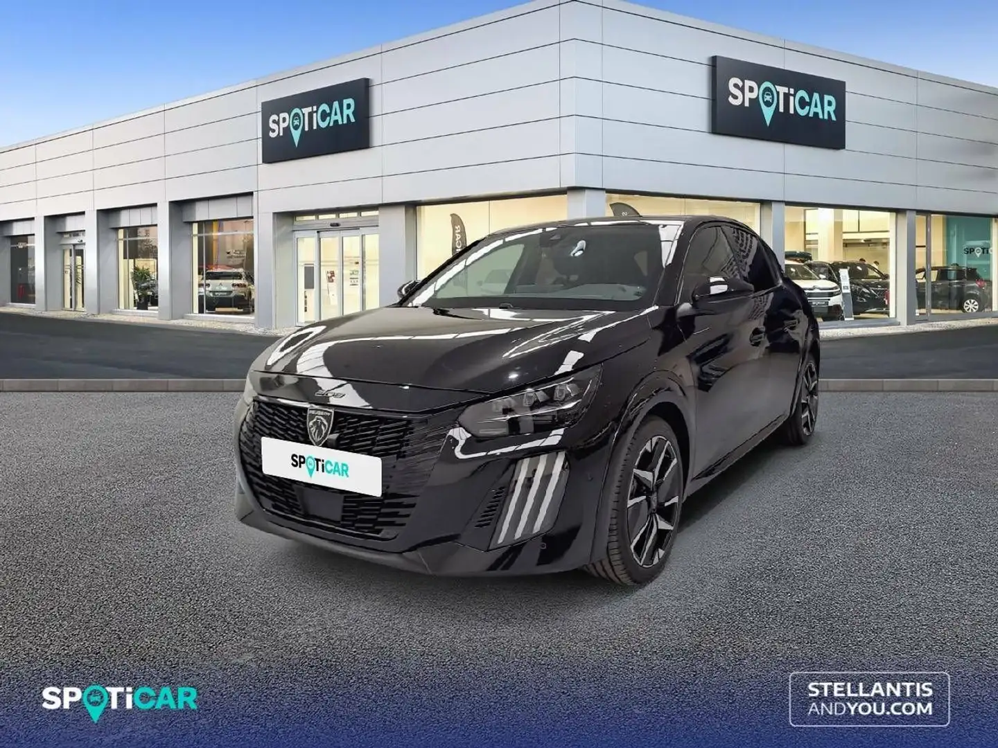 Peugeot 208 HYBRID 100 eDCS6 GT Negro - 1