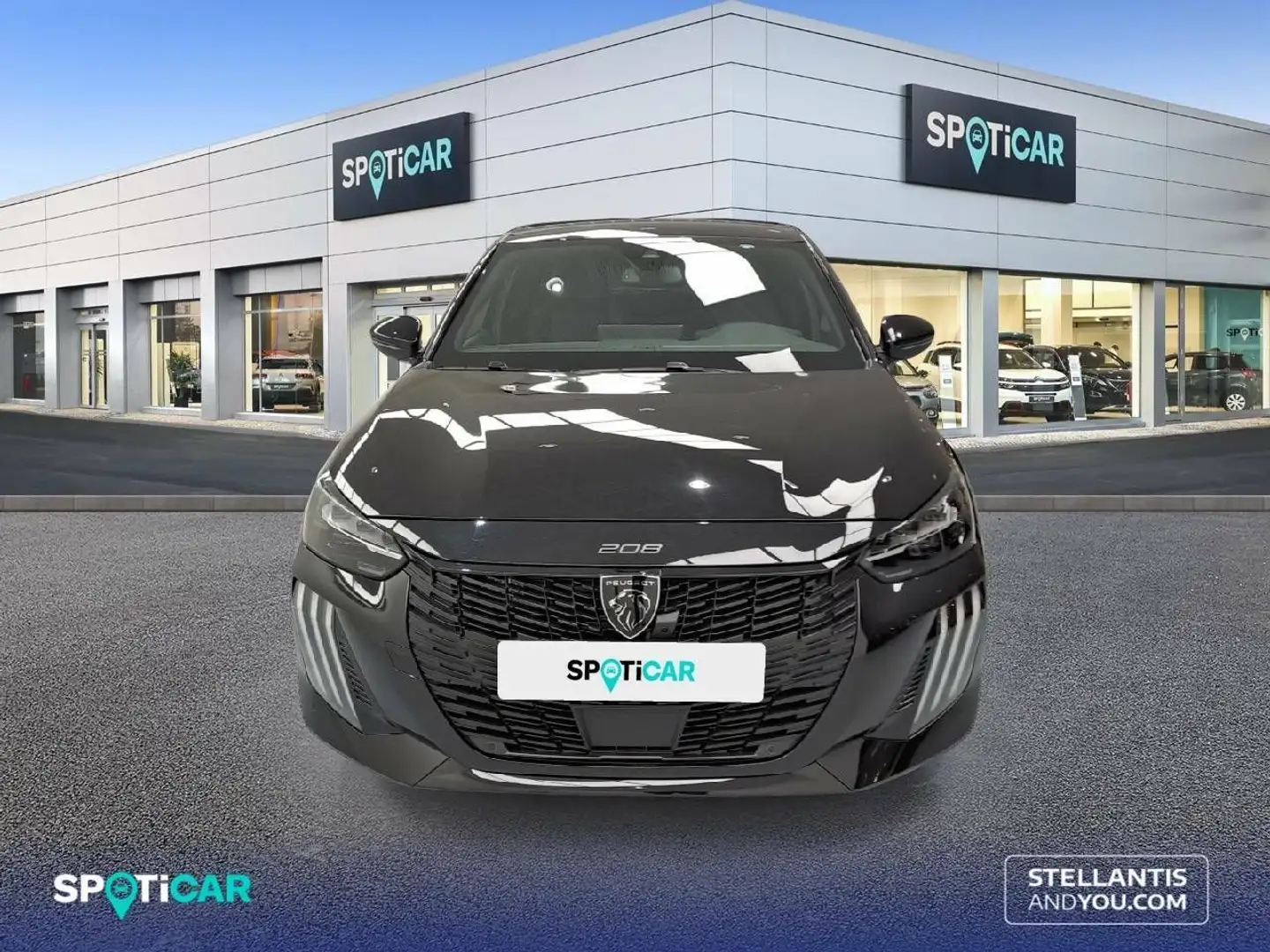 Peugeot 208 HYBRID 100 eDCS6 GT Negro - 2