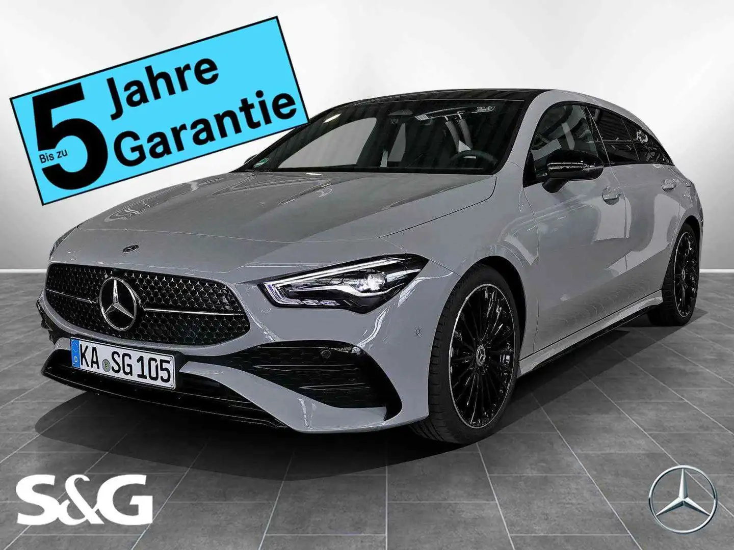 Mercedes-Benz CLA 220 d AMG MBUX+RüKam+AHK+Pano Grau - 1