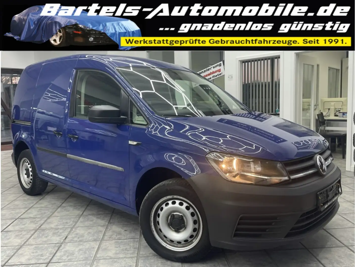 Volkswagen Caddy 2.0 TDI EcoProfi BMT, 1.Hand, Navi, AHK Kék - 1