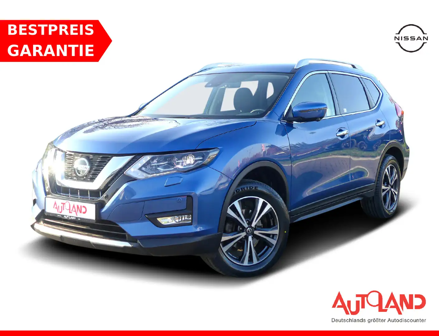 Nissan X-Trail 1.3 N-Connecta LED Navi 360° Keyless-Go Blau - 1