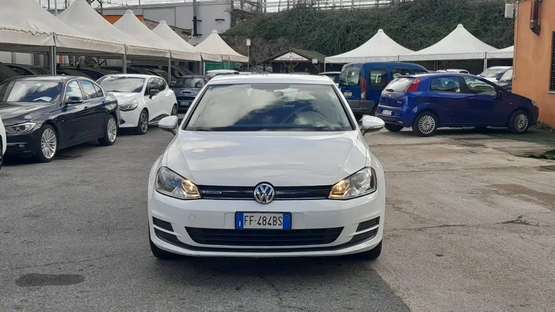 Volkswagen Golf 1.4 TGI 5p. Trendline BlueMotion Bianco - 1