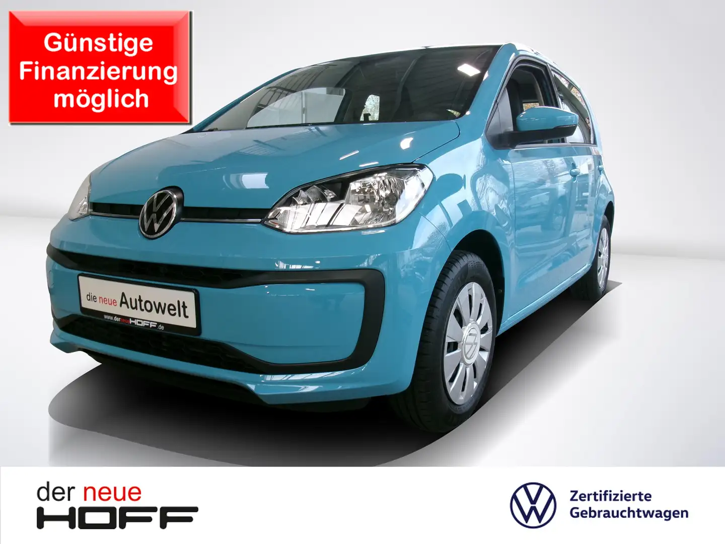 Volkswagen up! 1.0 MPI Klima Maps + More Bluetooth Blauw - 1