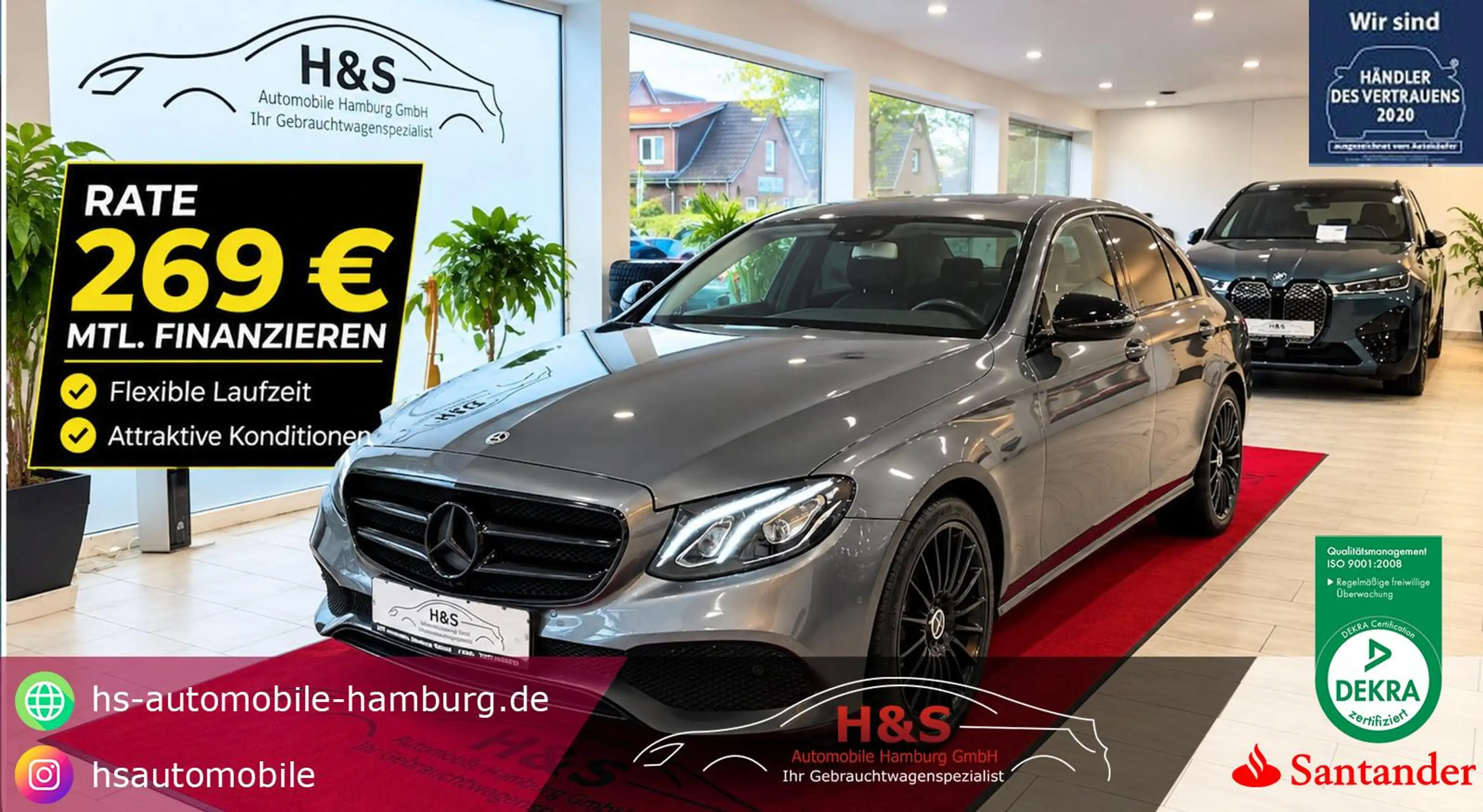 Mercedes-Benz E 220 d 9G WIDESCREEN*AMBIENTE