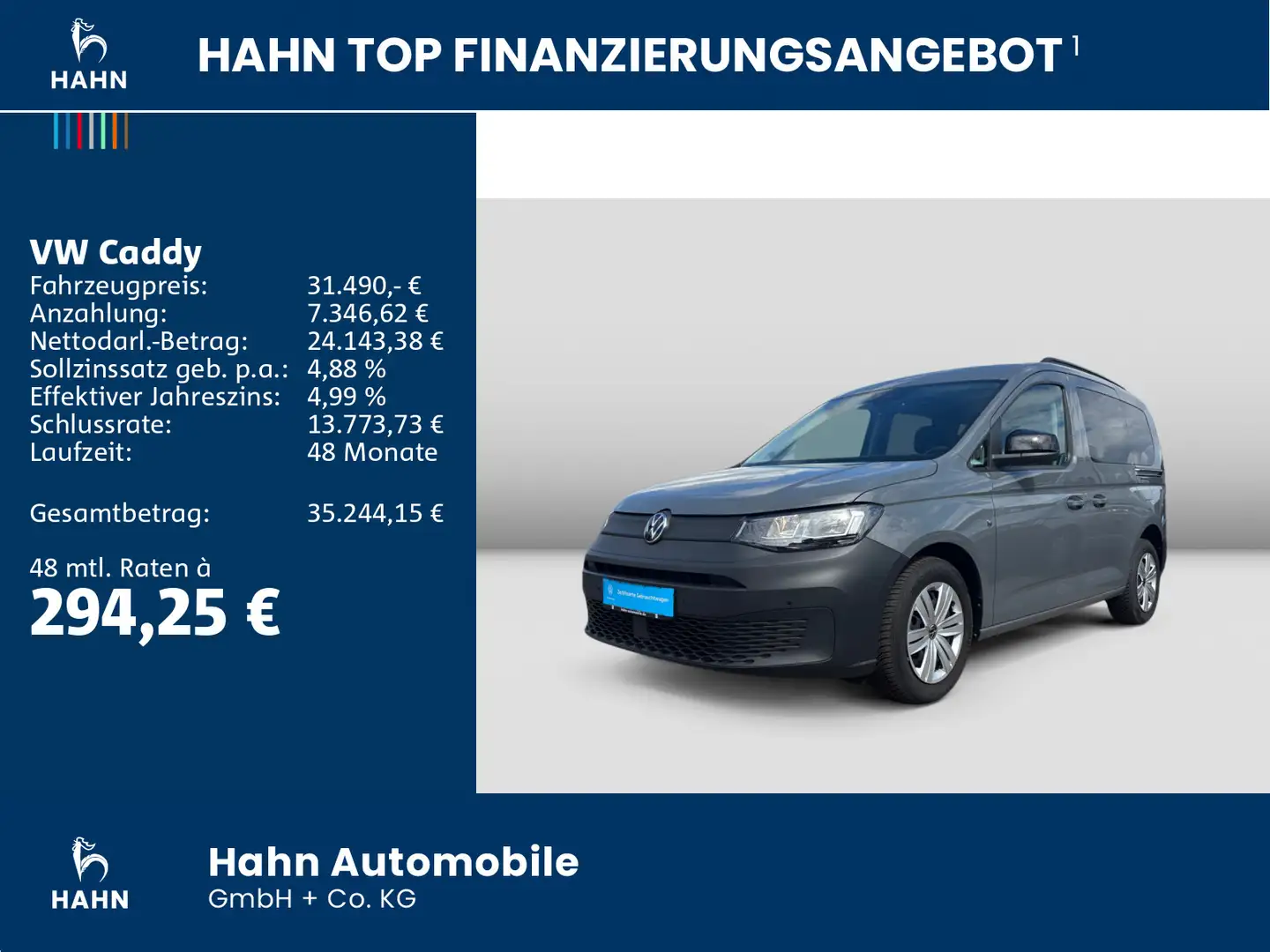 Volkswagen Caddy 5 2,0TDI 90kW DSG AHK EPH KLIMAA KAMERA BT Gris - 2