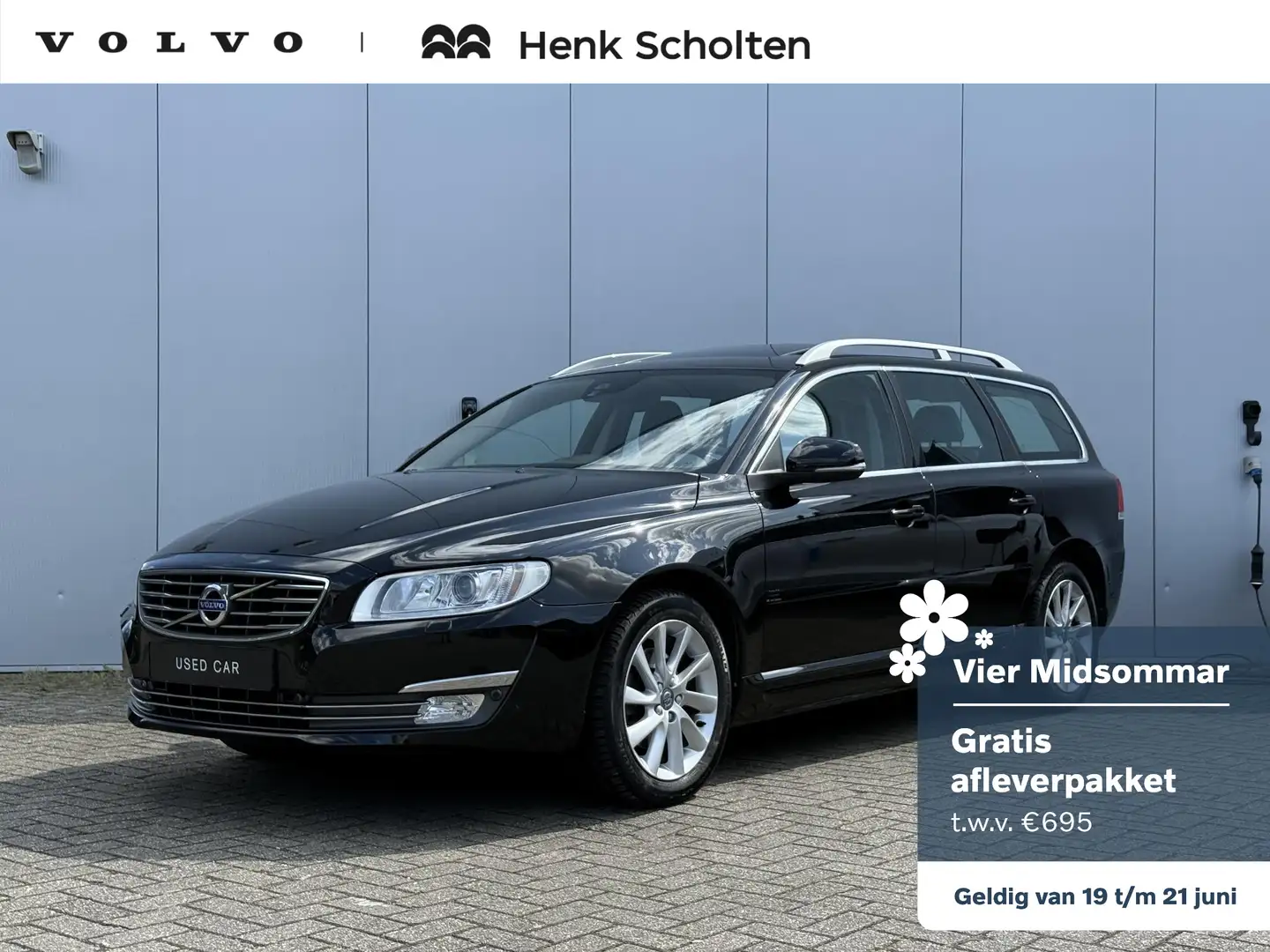 Volvo V70 T4 Polar+ Automaat | Lederen bekleding | Stoelverw Nero - 1