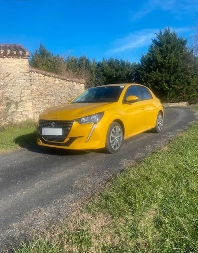 Peugeot 208 Nouvelle active bhdi 100 bvm6 Jaune - 1