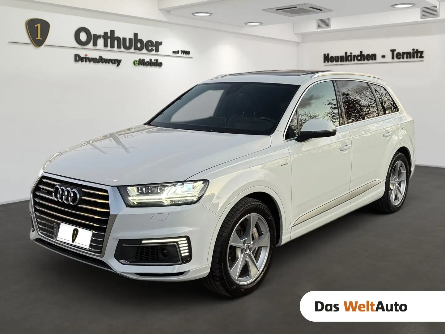 Audi Q7 3.0 TDI e-tron quattro Weiß - 1