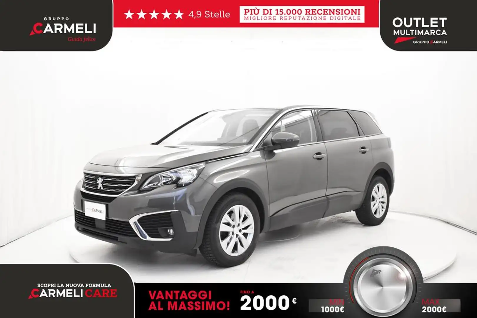 Peugeot 5008 1.2 puretech t. Active s&s 130cv 5p.ti my18 Vert - 1