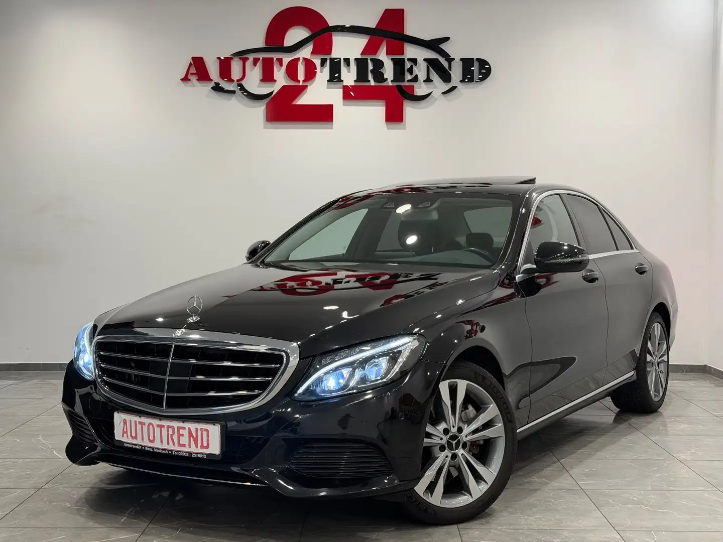 Mercedes-Benz C 250 d 4Matic Lim. HEAD-UP+KAMERA+EGSD+LED+AHK Schwarz - 1